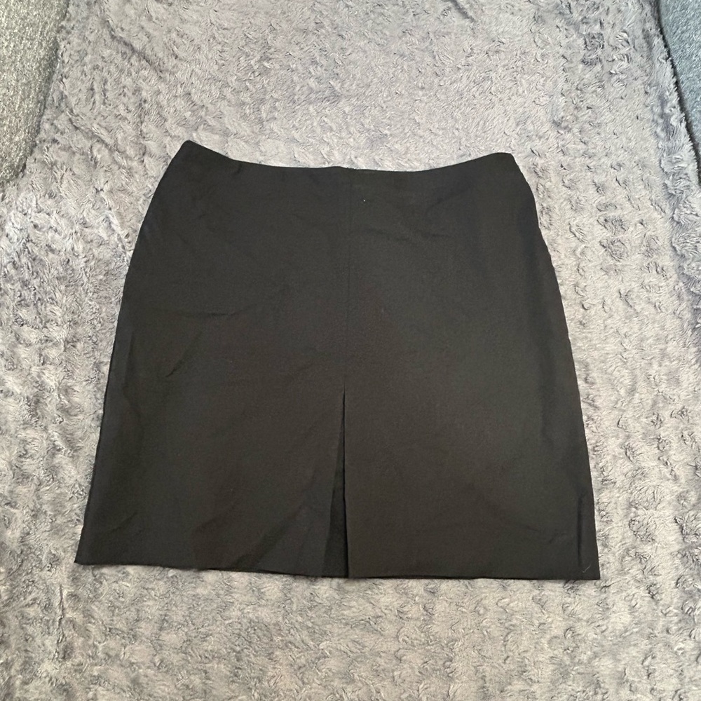 BCBGMaxAzria Black Pencil Mini Skirt with Slit